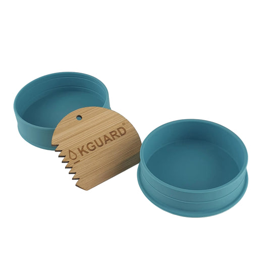 #08 - KGUARD WaxBox & Comb Caja de Silicona y Rascador para transportar y reciclar la Parafina