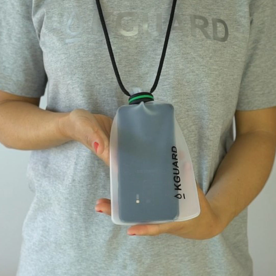#02 - KGUARD XL Bolsa Estanca IPX8 para llaves, cartera y cualquier modelo de Smartphone, Teléfono Móvil o dispositivo electrónico.