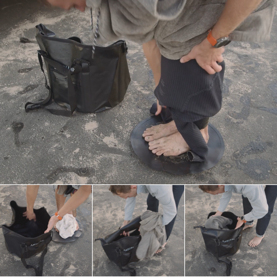 #04 - KGUARD Soft Cube Bolsa Impermeable (60 litros) para Cambiarte y Transportar tu equipo Seco y Mojado en la misma Bolsa
