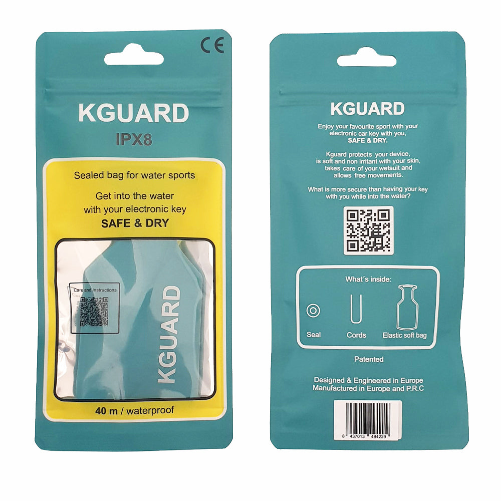 #01 - KGUARD Compact Waterproof Bag (IPX8) to transport the Electronic Car Key