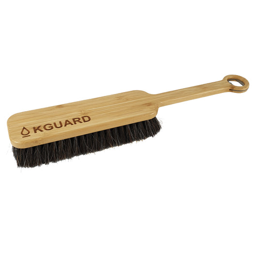 #06 - KGUARD Brush & Bottle Opener Cepillo de Madera de Bambú y Abrebotellas