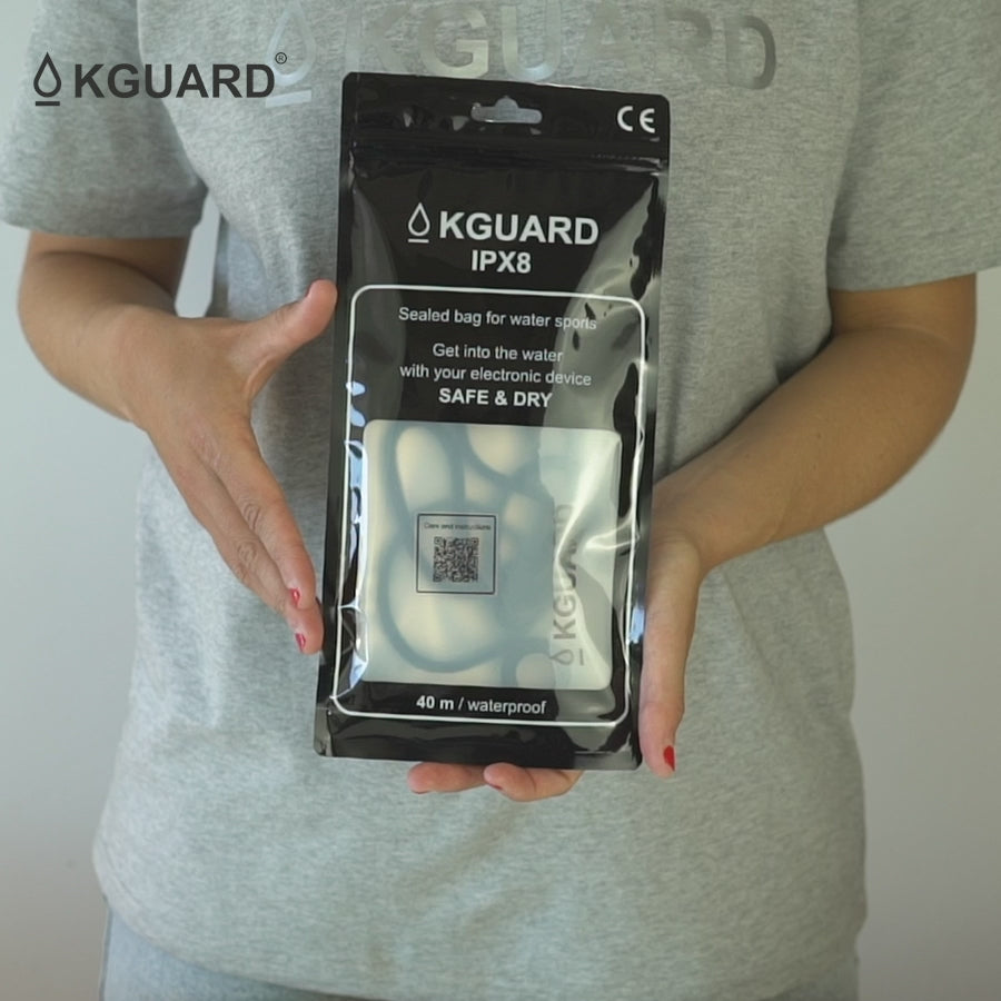 KGUARD XL Waterproof Bag for Mobile Phones. IPX8 Certified