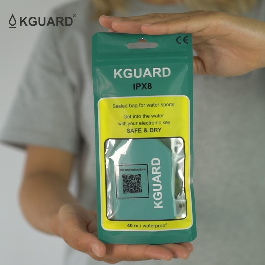 KGUARD – 電子車キー用 IPX8 防水ポーチ (水深40m) · 100 KGUARD Waterproof Bag for Electronic Car Keys. IPX8.